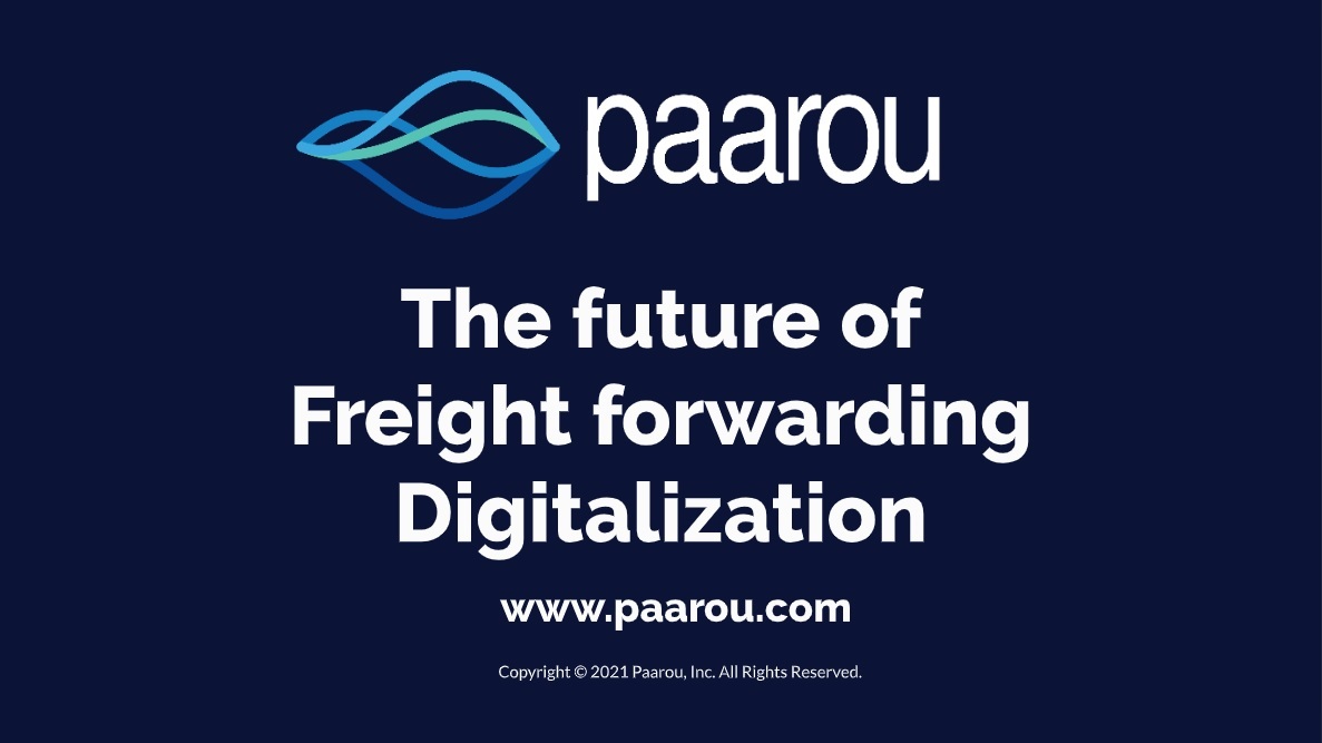 Paarou - The future of Freight Forwarding Digitalization